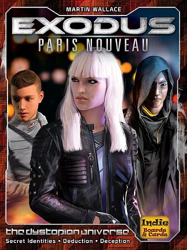 Exodus: Paris Nouveau Bluffing Card Game Dystopian Universe