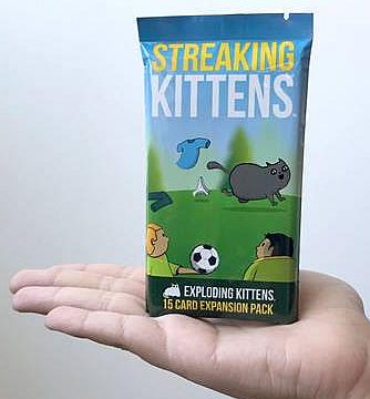 Exploding Kittens Engelsk : Streaking Kittens Expansion