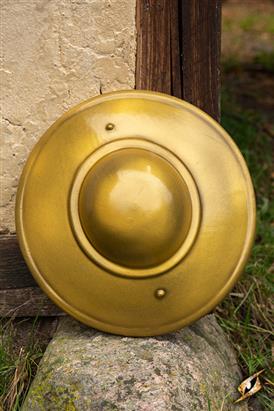 Fencing Buckler Gold Epic Armoury Live Rollespils Skjold