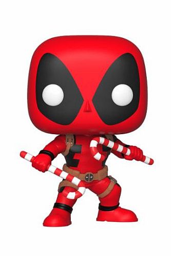 Funko Pop: Marvel Bobble-head Deadpool Candy Canes Figure 9cm