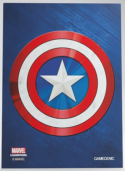 Gamegenic Marvel Champions Kortlommer - Captain America