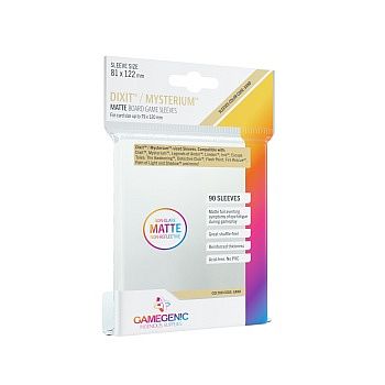 Gamegenic Matte Dixit Kortlommer - Klare 90 Stk.