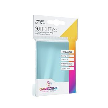 Gamegenic Soft Sleeves - Klare Kortlommer til Samlingen