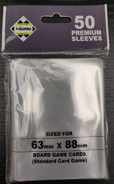 Kaissa Supreme Lommer til Brætspil - 50 stk. 63x88mm