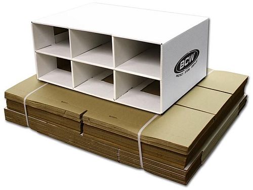 Opbevaringsboks til Kort - Hvid Pap - Shoe Box House