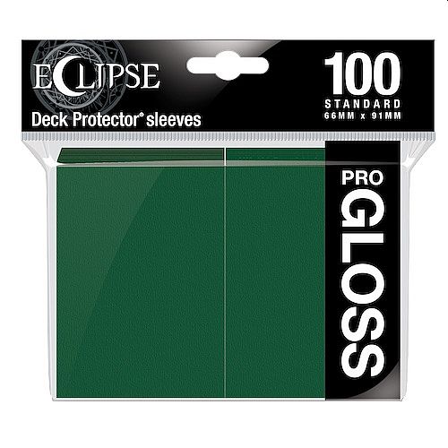 100 Lommer Ultra Pro Eclipse Gloss: Skovgrøn - Top Kvalitet