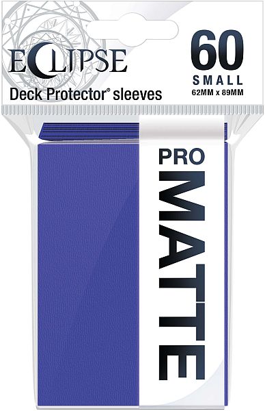 60 Lommer Ultra Pro Eclipse Small 2021 : Royal Purple Lilla Top Kvalitet Pro-matte Non-glare Professional Sleeves 15646