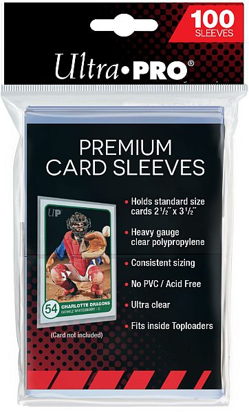 100 Lommer Ultra Pro Premium Soft Sleeves Bl 195 184 De Lommer God Til Opbevaring Mapper Clear Transparent Gennemsigtig Sleeves 81385