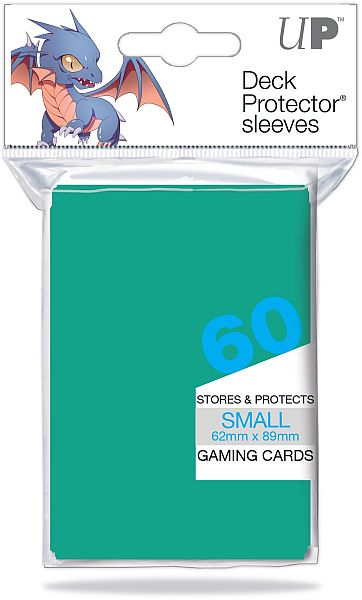 60 Lommer Ultra Pro Small Aqua 195 184 Kvalitet Yu-gi-oh St 195 184 Rrelse 15262 Sleeves