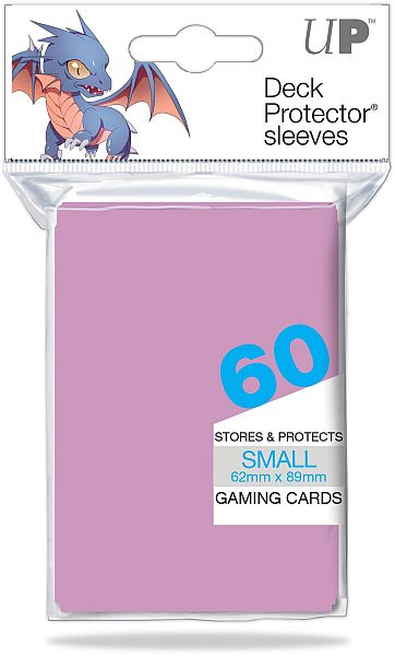 60 Lommer Ultra Pro - Lyserød Kortbeskytter til Yu-Gi-Oh!