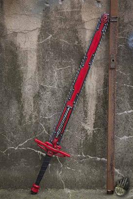 Lang Chainsword - Mørk Måne 110 cm til Rollespil