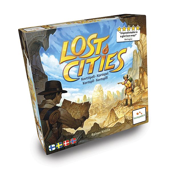 Lost Cities: Kortspillet - Dansk Version til tilbud!