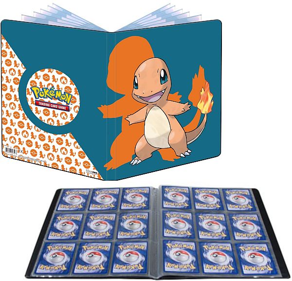 Mappe til Pokémon Kort med Charmander - 9-lommer Album