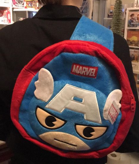 Marvel Captain America Skoletaske Rygs 195 166 Backpack Bag Taske