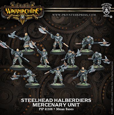 Mercenary: Steelhead Halberdiers - Enhed Leder Grunts