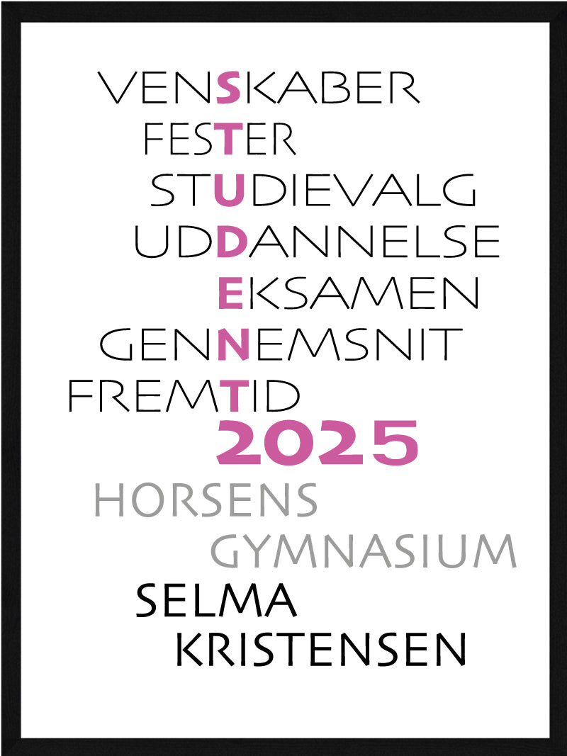 Personlig Studenter Plakat
