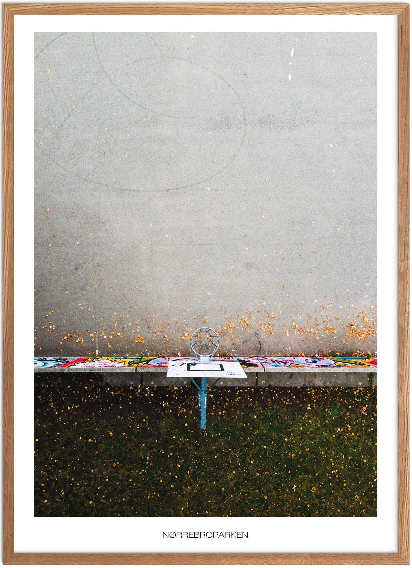 Plakat Nørrebroparken Naturplakat Plakater København Plakat Plakatsnedkeren Drone-plakater