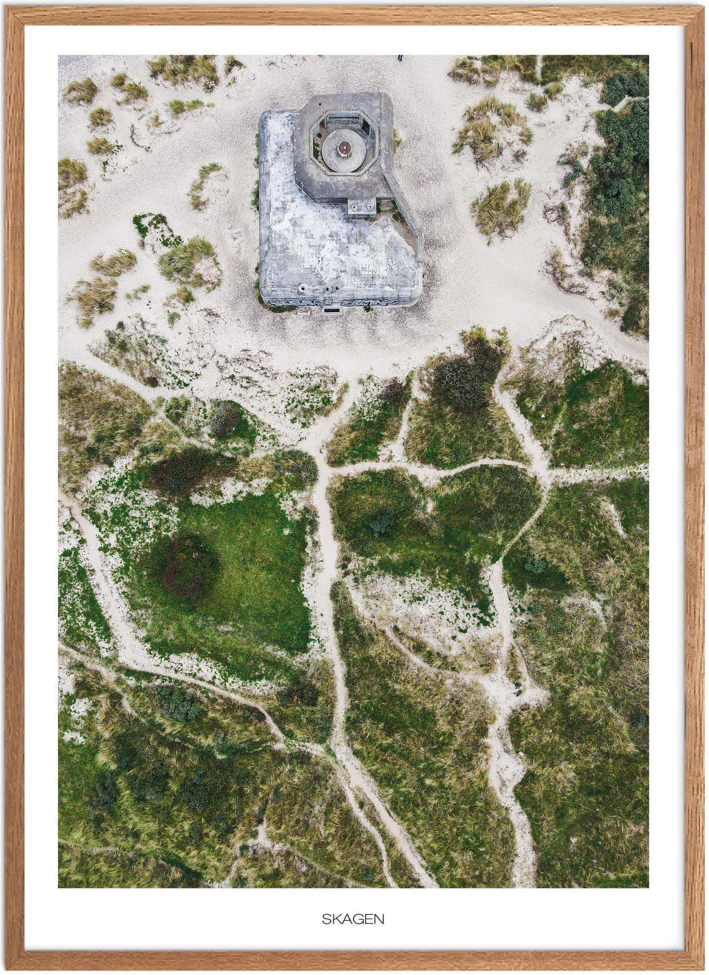 Plakat Skagen Naturplakat Plakater Nordjylland Plakat Plakatsnedkeren Drone-plakater