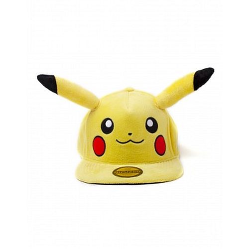 Pokémon Pikachu Plush Snapback Cap - Officiel Merchandise