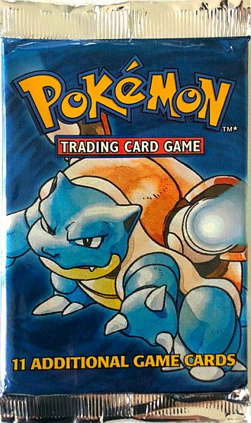Pokémon Base Set Booster Pack med Blastoise Motiv