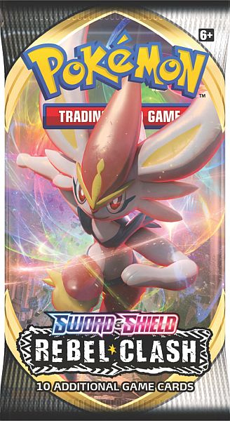 Pokémon Booster Pakke - Swsh02 Rebel Clash Tilbud!