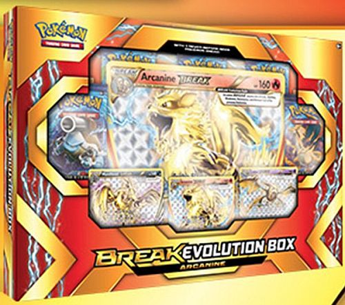 Pokemon Break Evolution Box: Arcanine Boosters Foil Promos Oversize