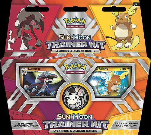 Pokemon Deck Sun Moon Trainer Kit: Lycanroc Alolan Raichu -player Begyndervenligt Starters 195 166 Til Spillere