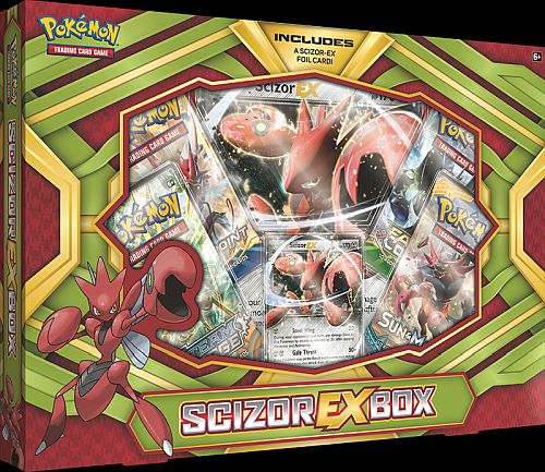 Pokemon Ex Box: Scizor-ex Boosters Promo Oversize Kort