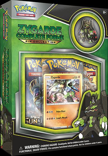 Pokemon Pin Collection: Zygarde Complete Forme Boosters Promo Pin