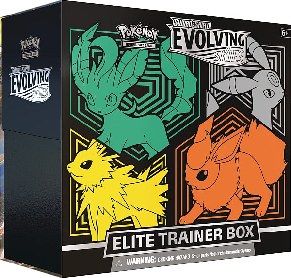 Pokémon Swsh Evolving Skies Elite Trainer Box - Fantastisk Tilbud!