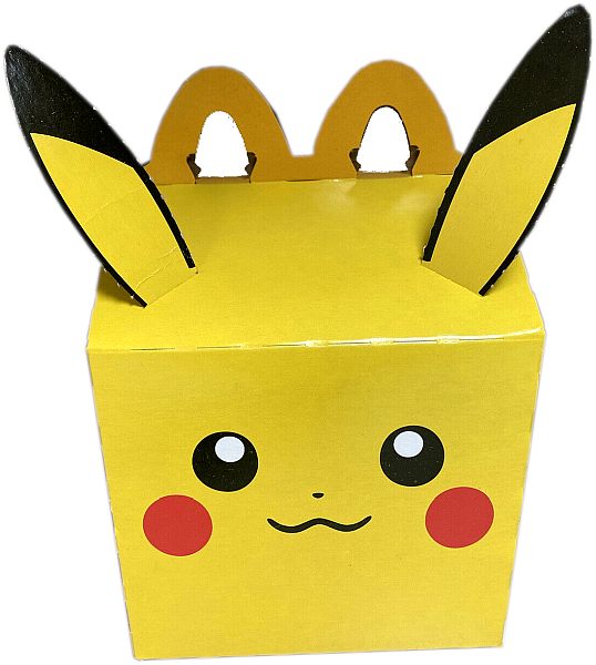 Pokemon 25 års Jubilæum - Tom Pikachu Happy Meal Æske