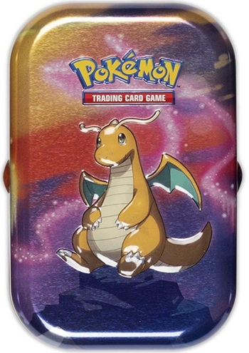 Pokemon Tin Kasse Kanto Power Mini Tin: Dragonite Boosters Billedkort 195 184 Nt