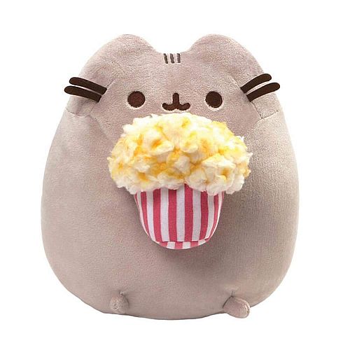 Pusheen The Cat Snackable Popcorn Bamse Plush 24cm