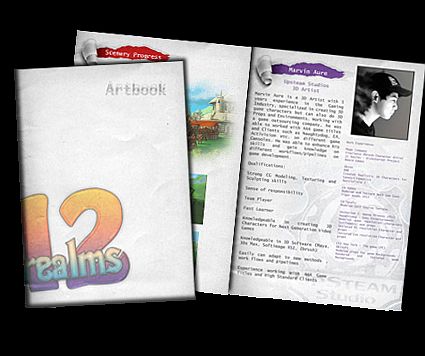 12 Realms: Kunstbog - Fantastisk Tilbud!