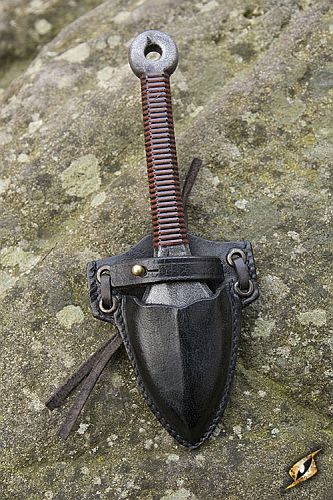 Sort Kunai Skede - Epic Armoury til Live Rollespil