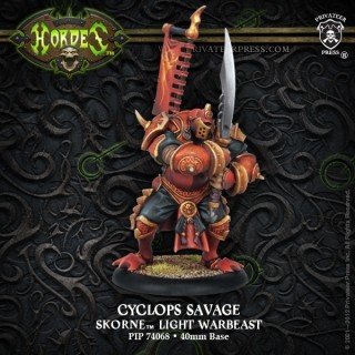 Skorne: Cyclops Savage - Lys Krigsdyr fra Privateer Press