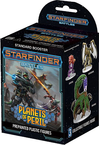 Starfinder Battles: Planeter i Fare Booster Figurer