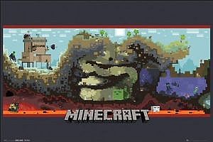 Super Tilbud: Minecraft Underground Plakat 61x91 cm