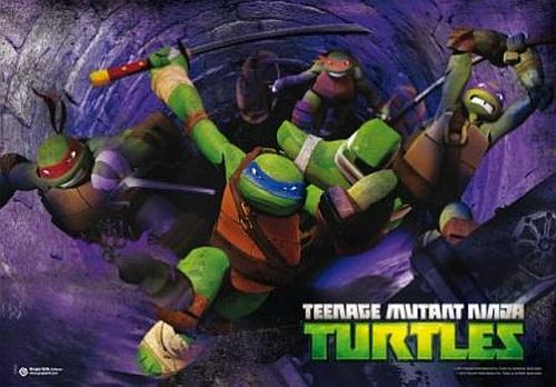 Super Udsalg - Teenage Mutant Ninja Turtles Skriveunderlag