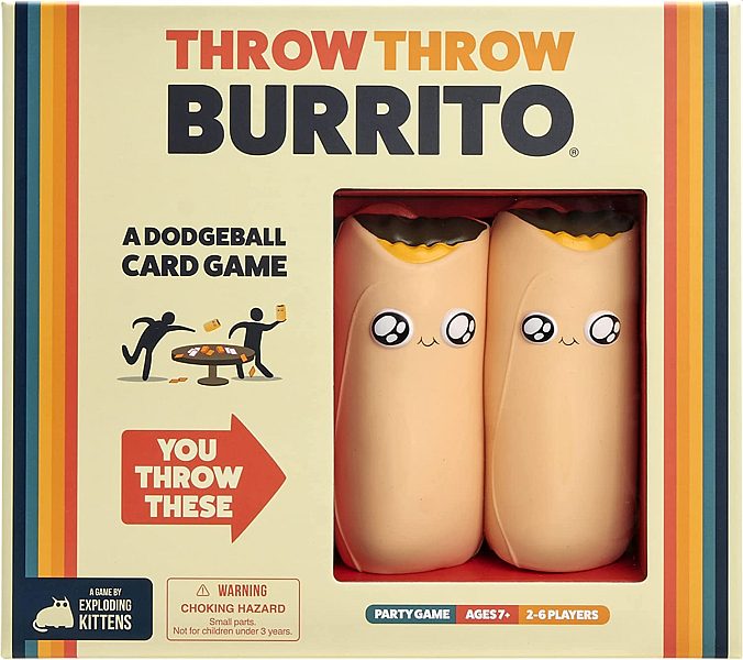 Kast Kast Burrito - Dodgeball Kortspil til Fest!