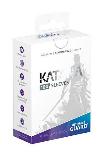 Ultimate Guard Katana Sleeves Kortlommer Standard Size White 100 Sleeves