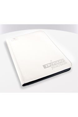 Ultimate Guard 18-pocket Zipfolio Mappe 360 Kort Xenoskin White Hvide