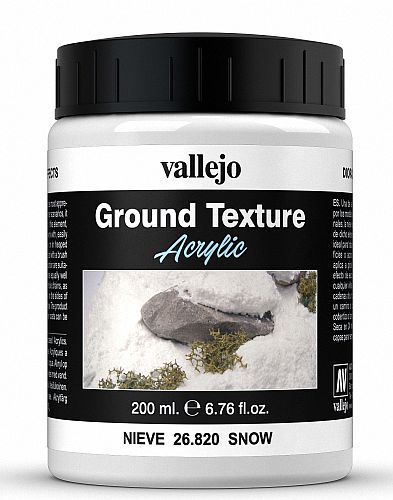 Vallejo Diorama Effects: Ground Texture Snow 200 Ml