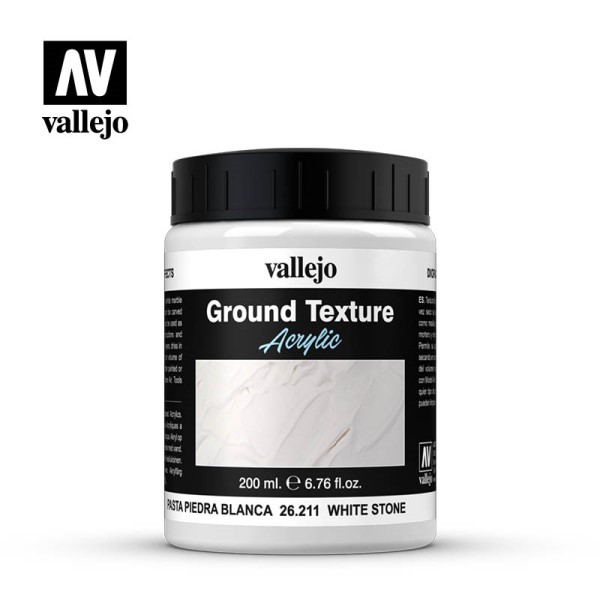 Vallejo Diorama Effekter: Hvid Sten 200 Ml - Tilbud!