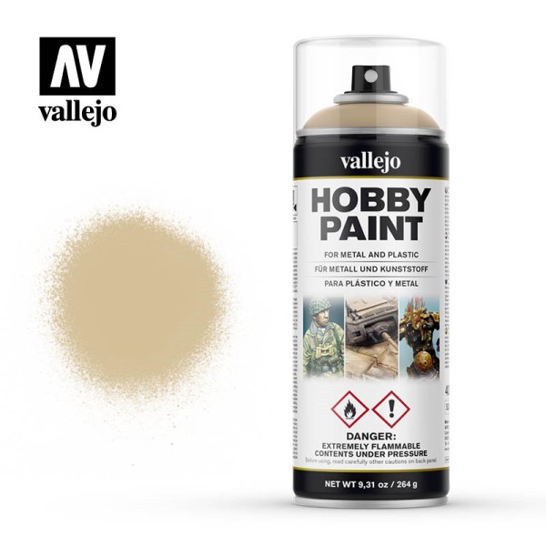 Vallejo Hobby Spray Primer: Bone White 400ml - Udsalg!
