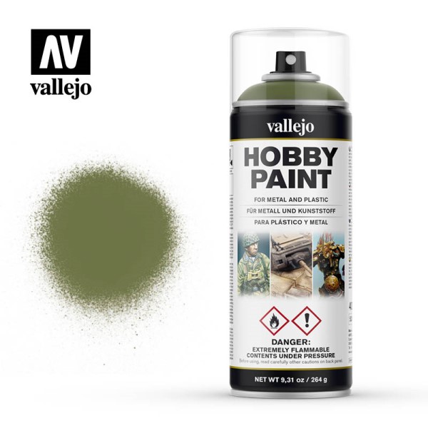 Vallejo Hobby Maling Primer Spray: Goblin Green 400ml