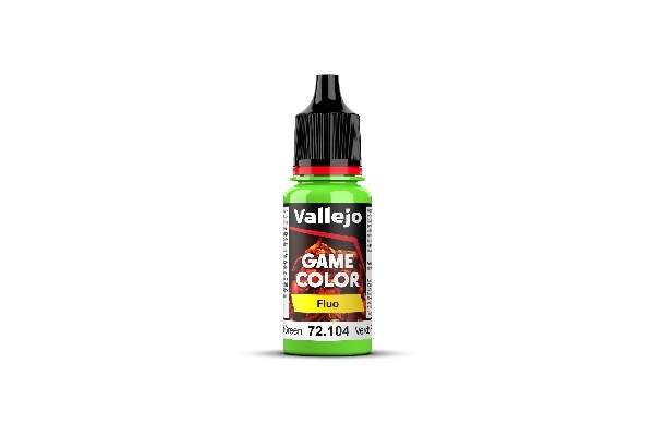 Vallejo Maling Game Color: Fluo Green 17ml - Black Friday!
