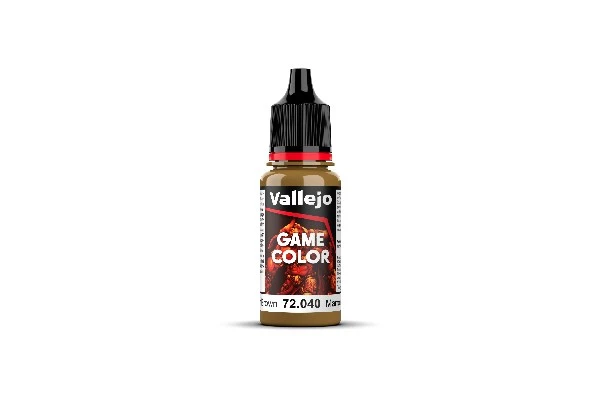 Vallejo Game Color: Læderbrun 17ml - Akrylmaling til modeller