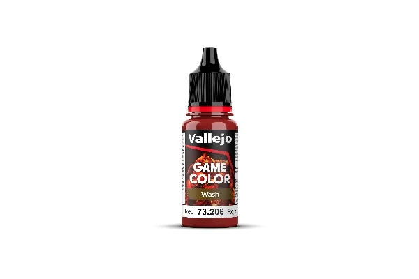 Vallejo Game Color: Rød Wash 17ml - Fantastisk tilbud!