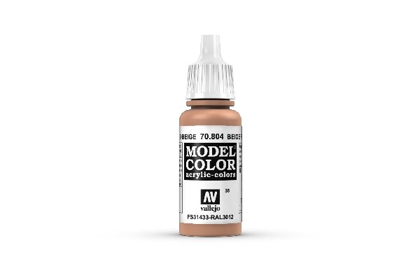 Vallejo Model Color Maling: Beige Rød 17ml - Tilbud!